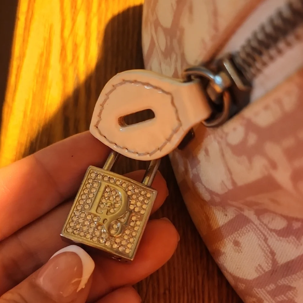 Dior Pink Floral Appliqué Satchel - Picture 2 of 9